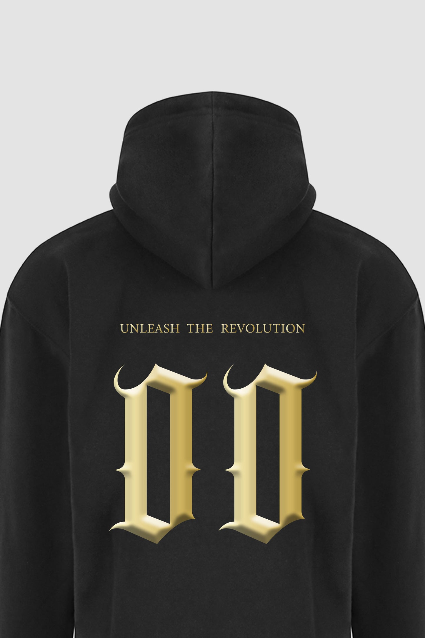 Furor 00 Revolution Hoodie - Metallic Gold Puff Print