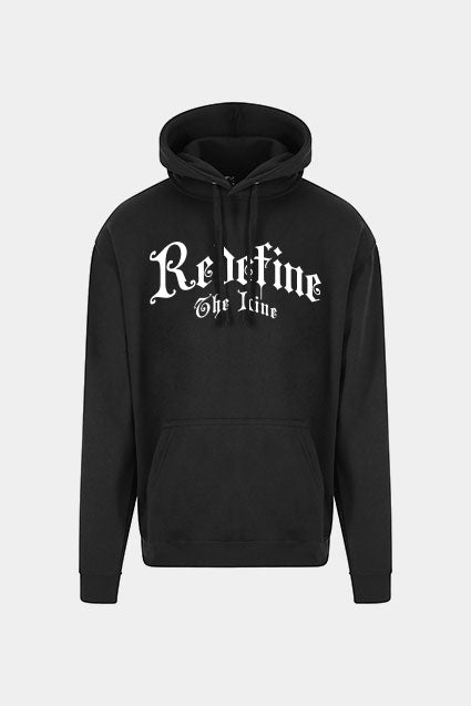 Black Regular Fit Cotton Hoodie