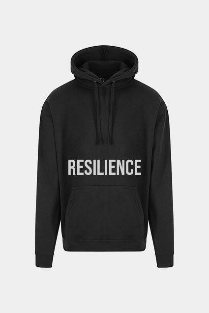 Black Regular Fit Cotton Hoodie