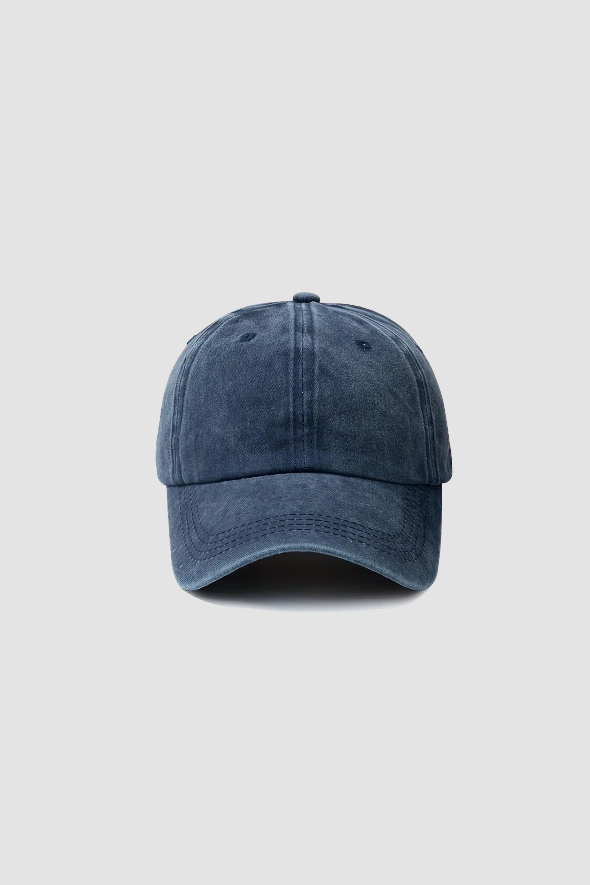 Soft Washed Navy Blue Baseball Cap