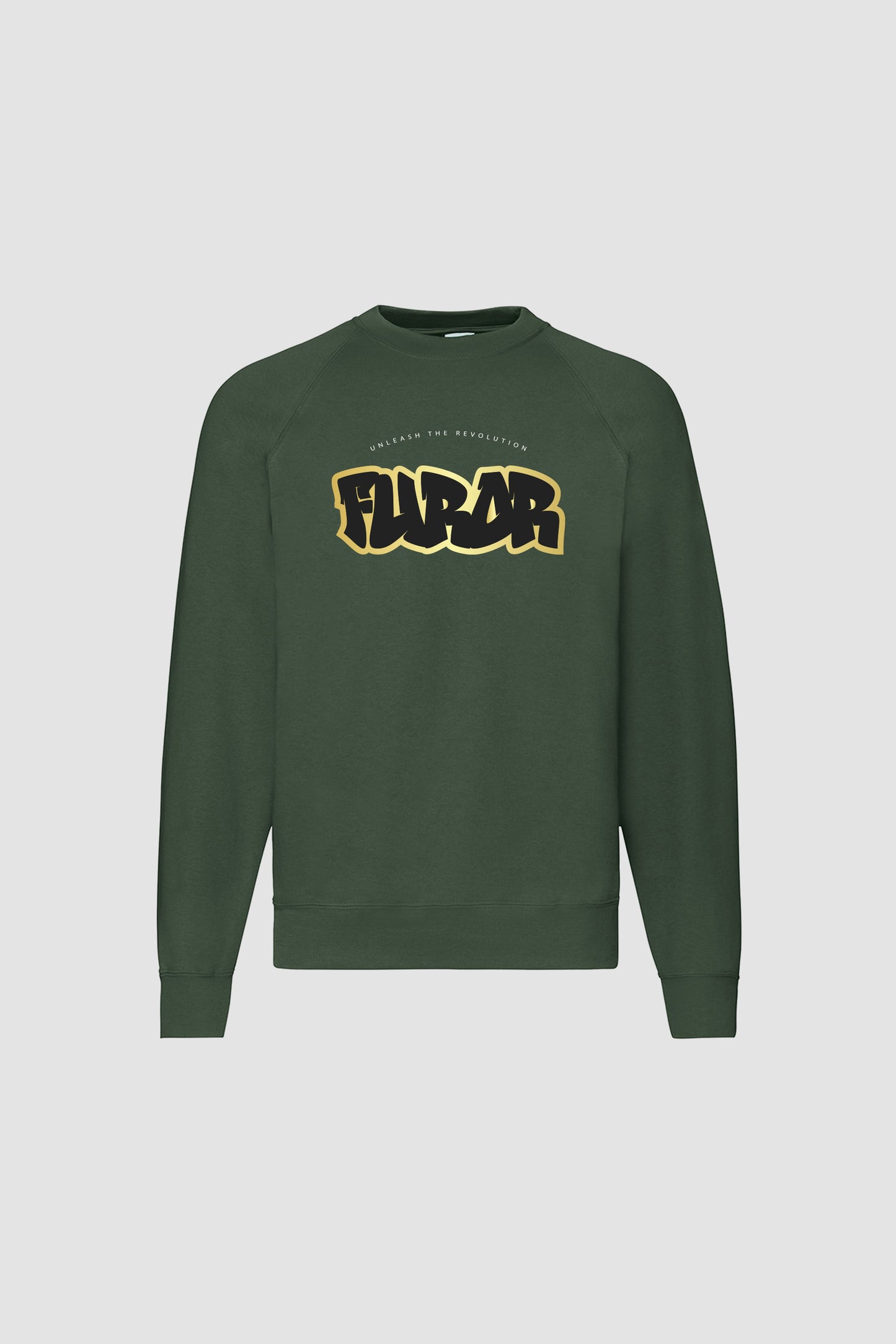 Furor Bold Sweatshirt in Gold Outline