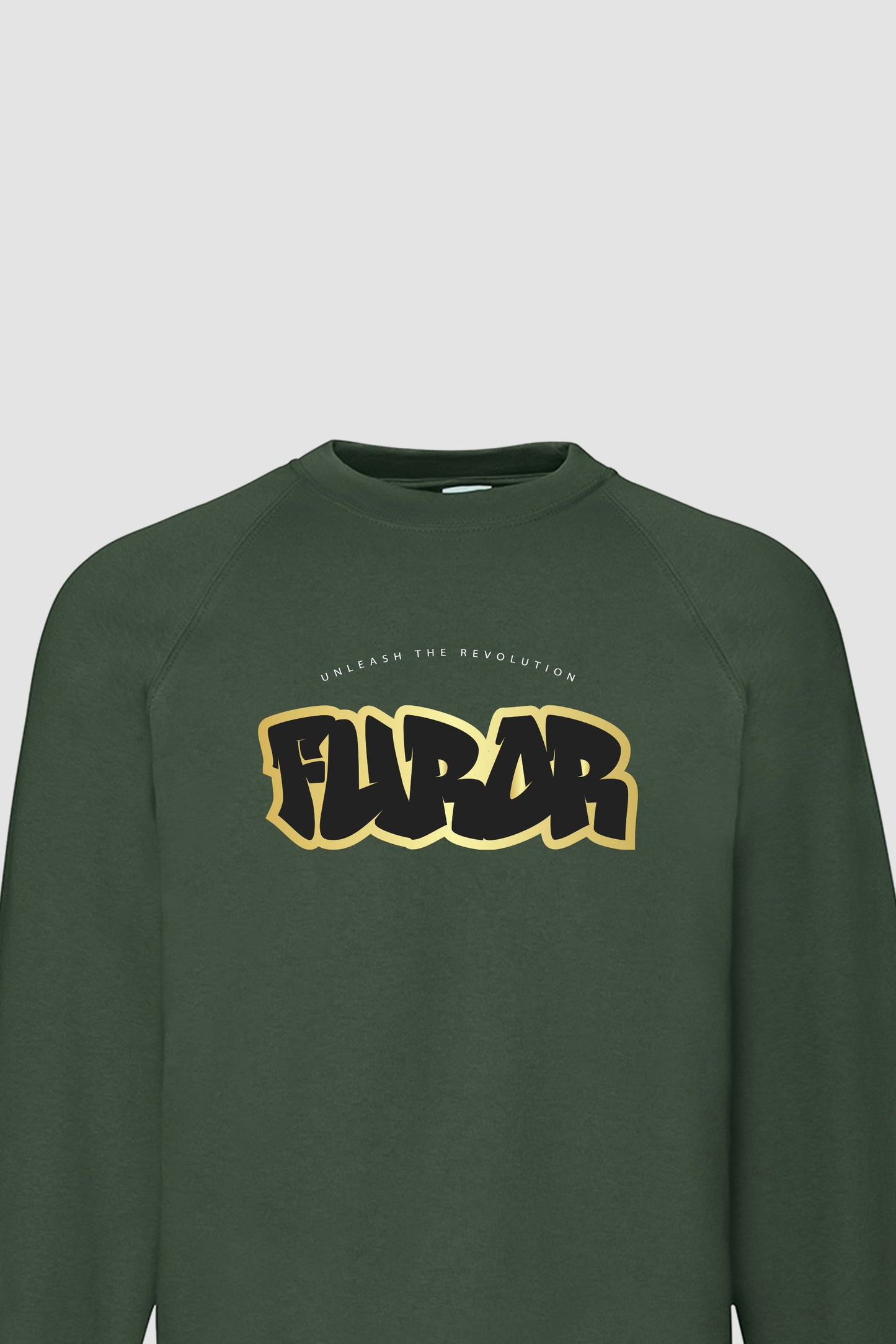 Furor Bold Sweatshirt in Gold Outline