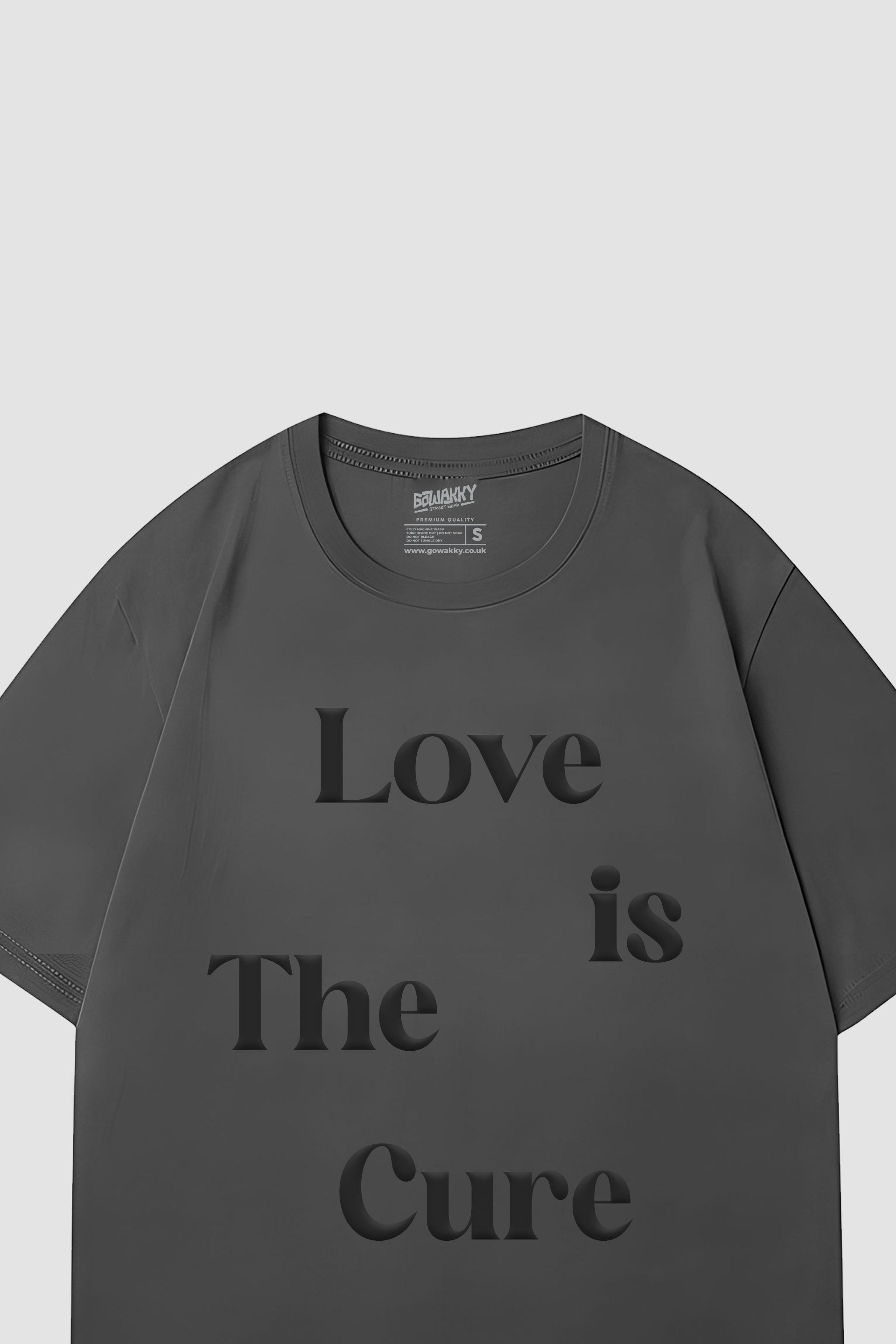 Furor Love Is the Cure Puff Print Tee