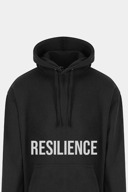 Black Regular Fit Cotton Hoodie