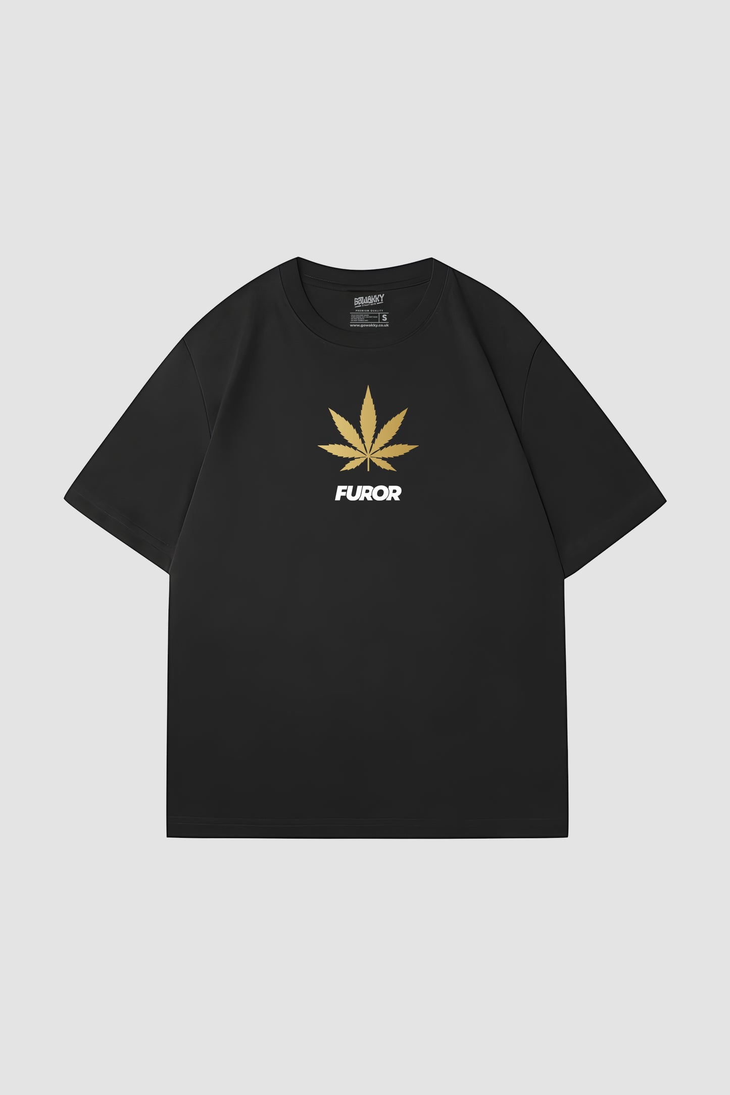 Oversized Furor Leaf Tee - Gold Foil Edition