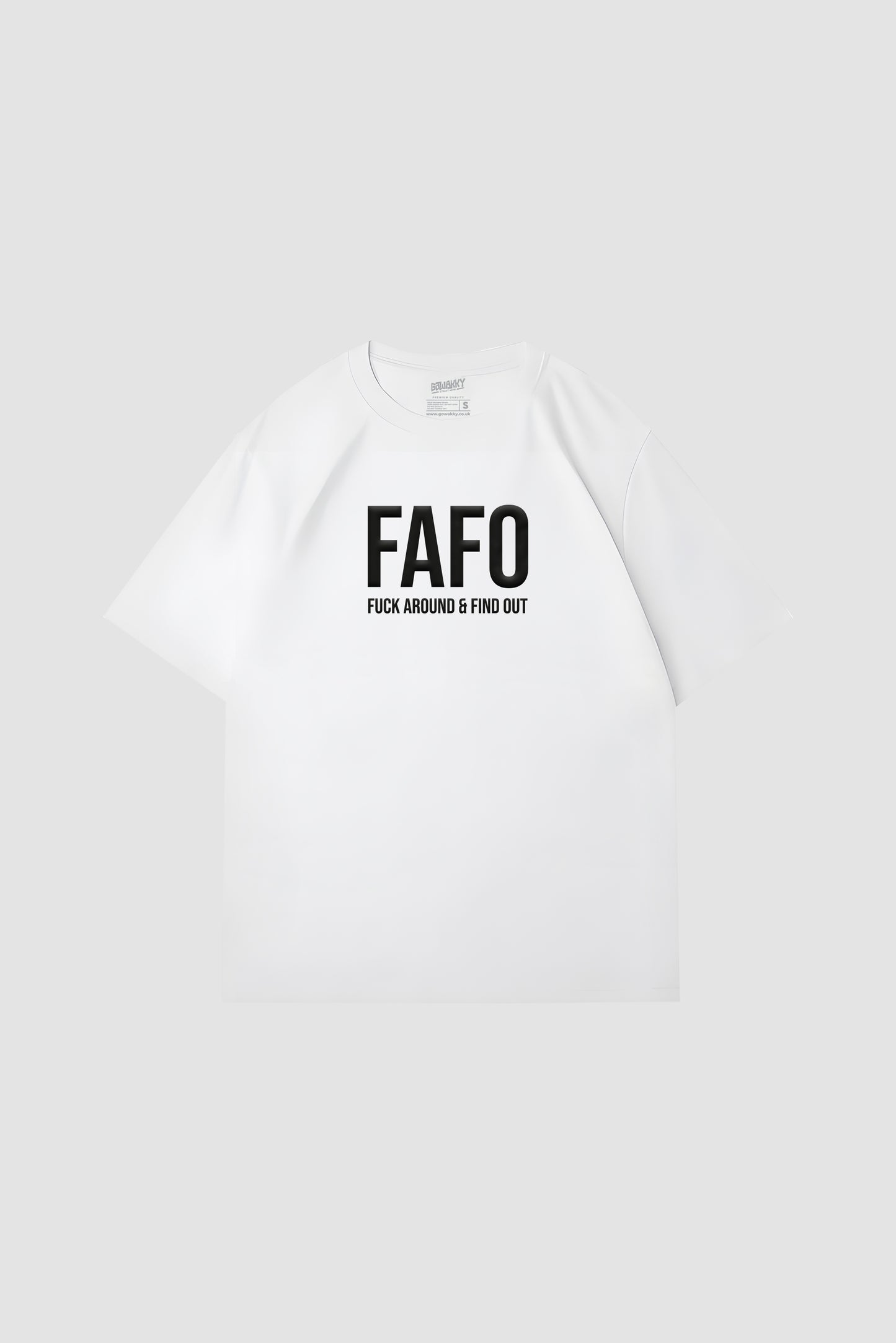 Oversized FAFO Tee - Puff Print