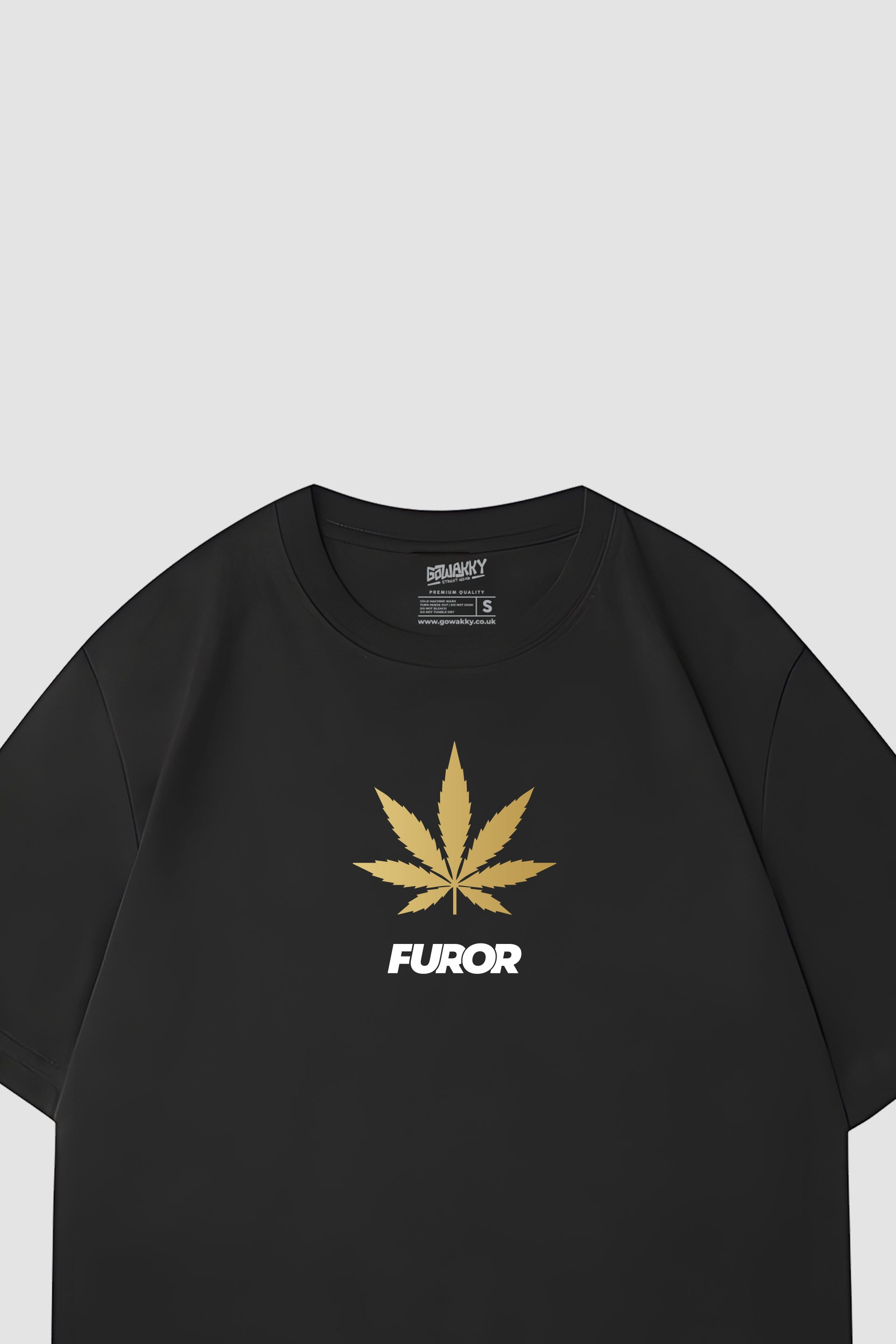 Oversized Furor Leaf Tee - Gold Foil Edition