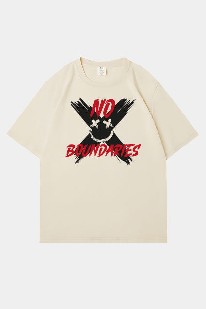 Oversized No Boundaries Graphic T-Shirt