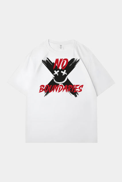 Oversized No Boundaries Graphic T-Shirt