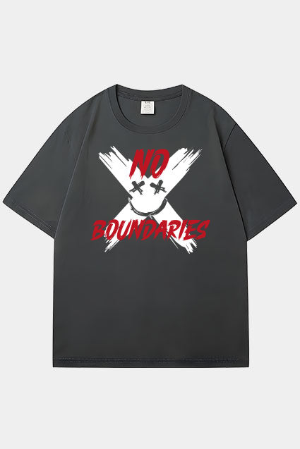 Oversized No Boundaries Graphic T-Shirt