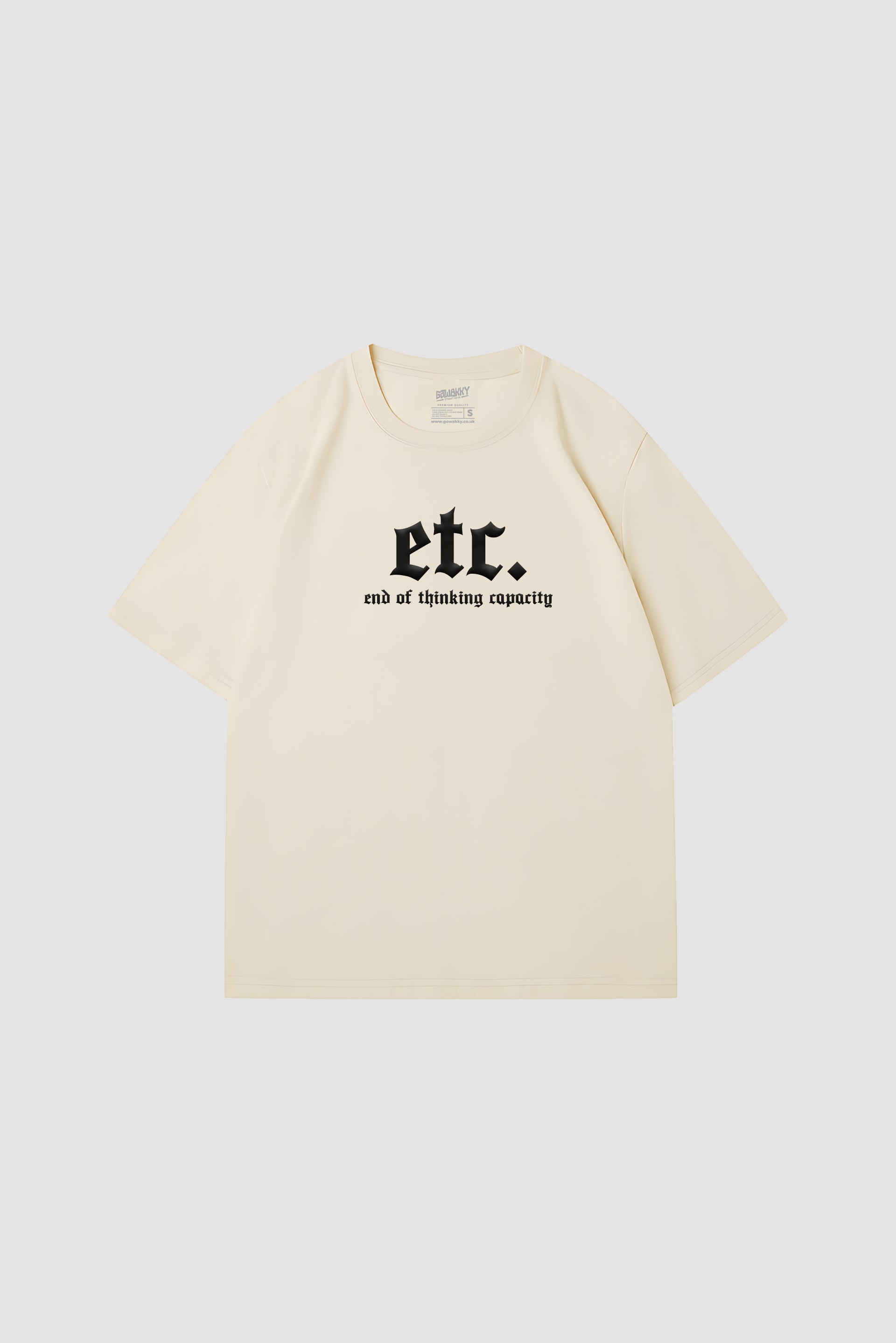 Oversized ETC Tee - Puff Print