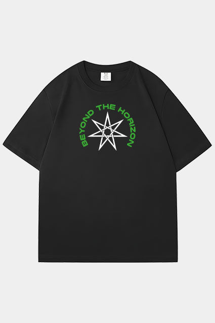 Oversized Beyond The Horizon Raised Logo T-Shirt