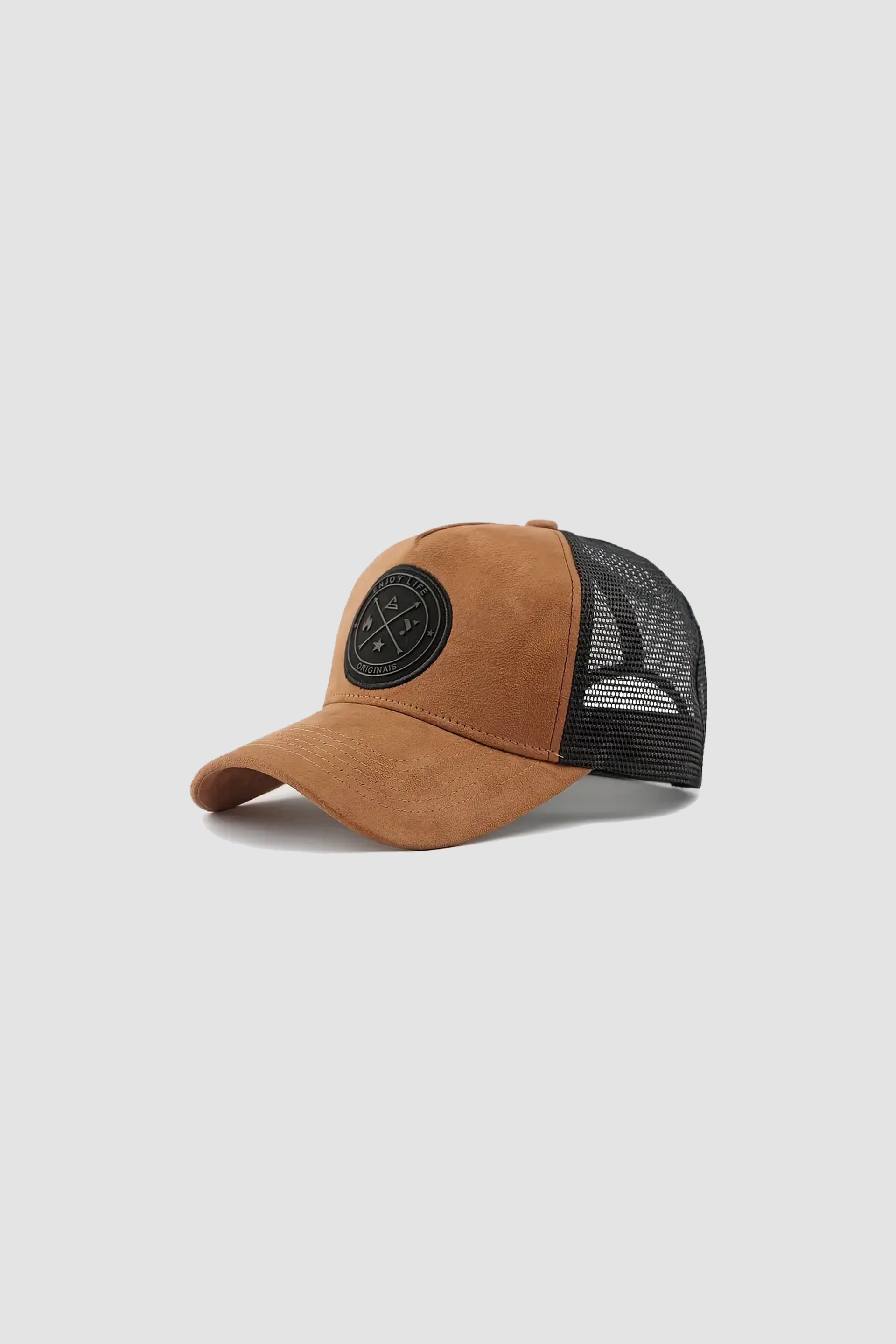 Korean Style Duckbill Suede Mesh Baseball Cap