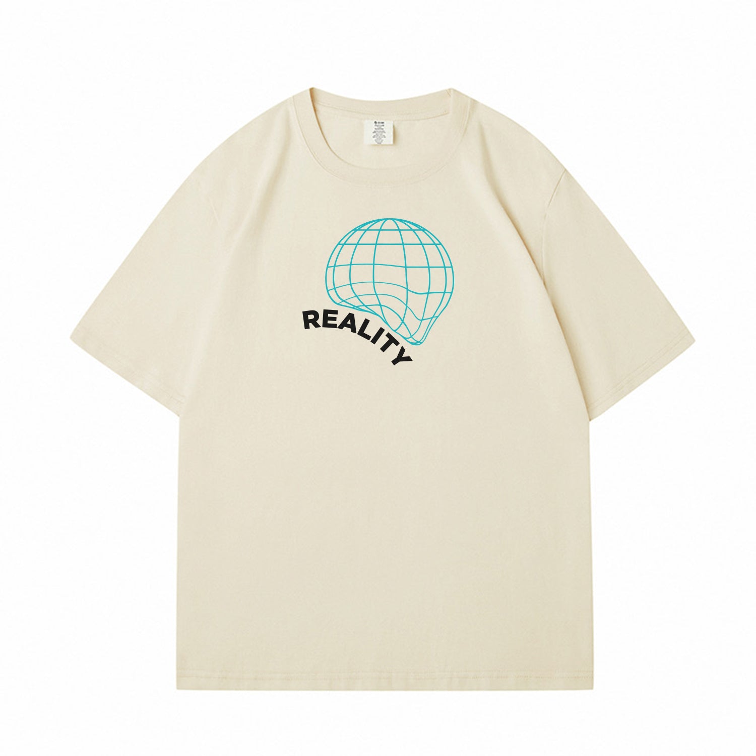 Oversized Reality Graphic T-Shirt