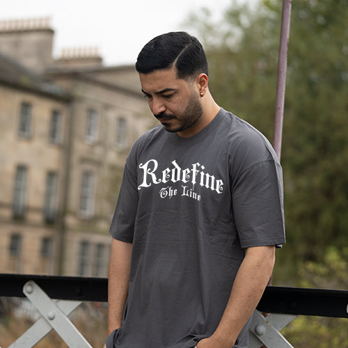 OVERSIZED REDEFINED THE LINE RAISED LOGO T-SHIRT