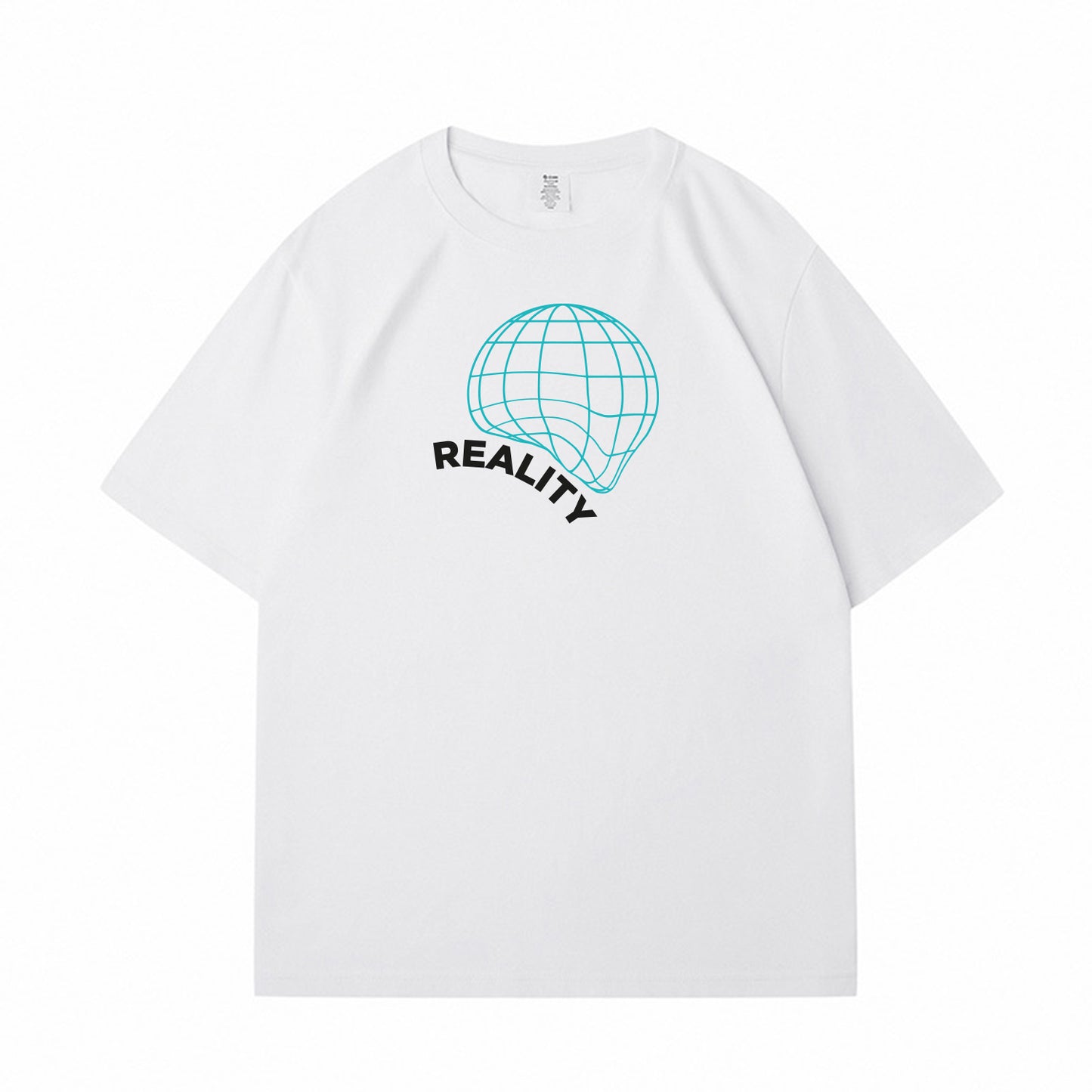 Oversized Reality Graphic T-Shirt